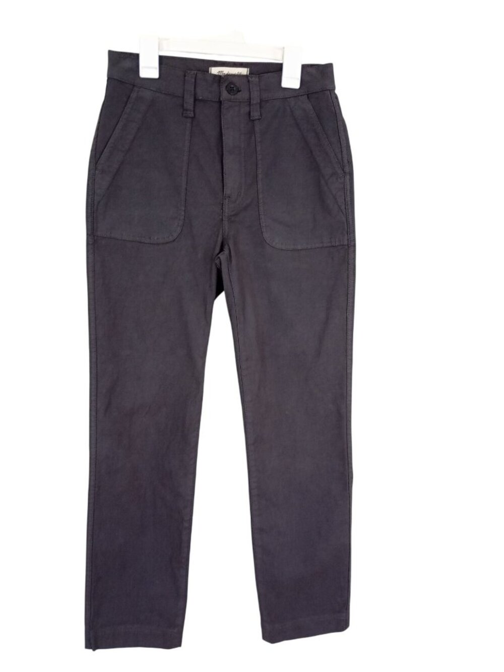 Madewell Womens Black High-Rise Utility Pants Size 25 (XS) Cotton Blend